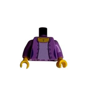 LEGO Lavender Purple Jacket Torso w/ Silver Necklace Minifig G13